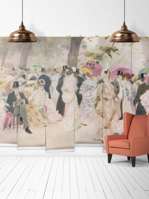 A Jovial Afternoon Wall Mural From The Erstwhile Collection By Milton & King