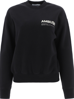 Ambush Logo Printed Crewneck Sweatshirt