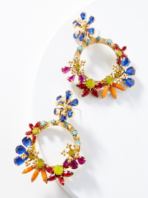 Elizabeth Cole Britt Hoop Earrings