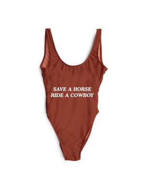 Save A Horse Ride A Cowboy [swimsuit]