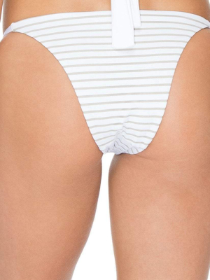 Aerin Rose Anza Stripe Mercury Bottom B490-aswo