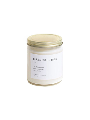 Japanese Citrus Minimalist Candle