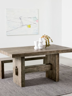 West elm emmerson table shop stone gray