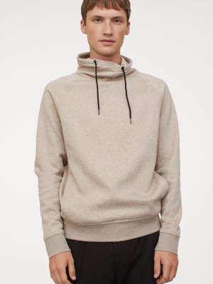 Chimney-collar Sweatshirt