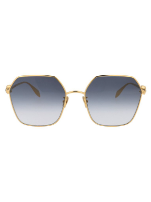 Alexander Mcqueen Eyewear Hexagon-frame Sunglasses