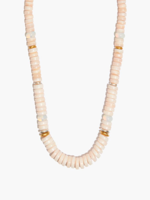 Mother Of Pearl Beaded Necklace