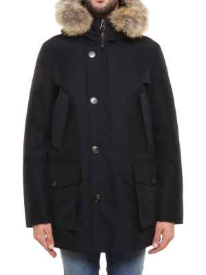 Woolrich Fur Trim Down Jacket