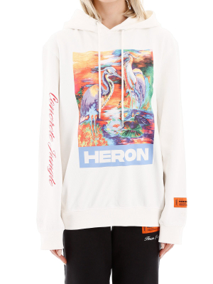 Heron Preston Graphic Printed Hoodie