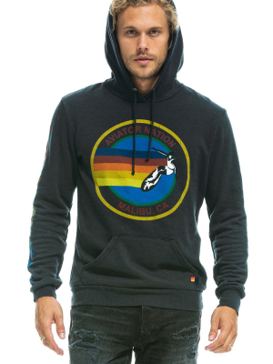 Aviator Nation Malibu Pullover Hoodie - Charcoal