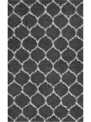 Sterling Area Rug Dark Gray/ivory