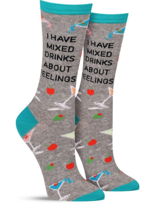 Mixed Drinks Socks | Womens
