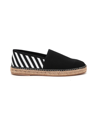 Off-white Diag Stripes Espadrilles