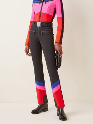 Pearl Colorblock Down Shell Ski Suit