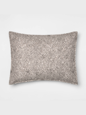 Family Friendly Medallion Pillow Sham - Threshold™