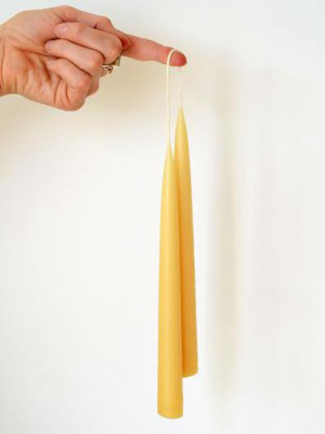 Beeswax Tapers