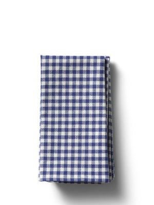 Organic Cotton Gingham Napkins (set Of 4)