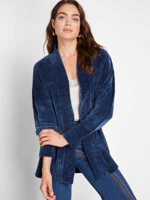 All About Hue Chenille Cardigan