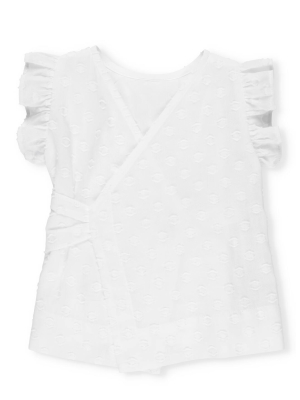 Il Gufo Ruffled Wrap Dress