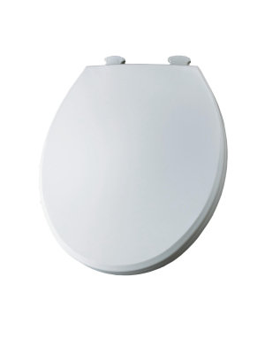 Bemis 800ec Round Plastic Toilet Seat With Easy-clean & Change® Hinge