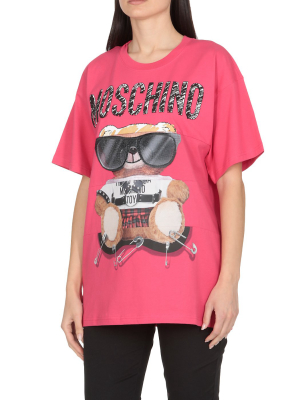 Moschino Teddy Logo Printed T-shirt