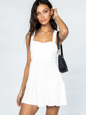 Keesha Mini Dress White