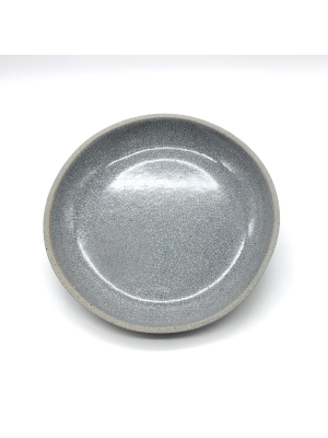 Stillness Bowl - Shallow | 10.5" X 1.5" | Greystone/mojave Crackle