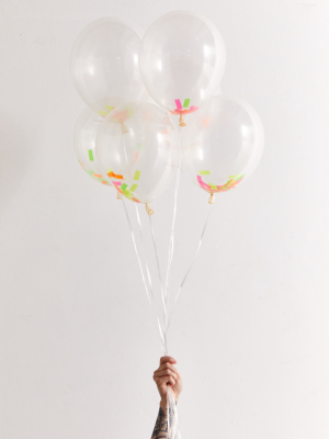 Knot & Bow Confetti Party Balloon Set