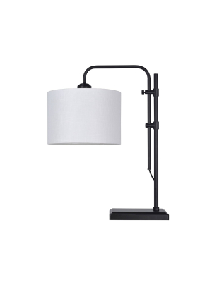 Knox Adjustable Shaded Table Lamp Black - Threshold™