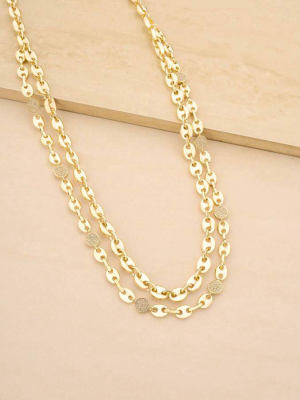 Golden Sun Sparkle Body Chain