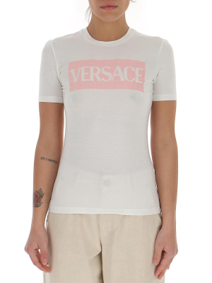 Versace Logo Print T-shirt