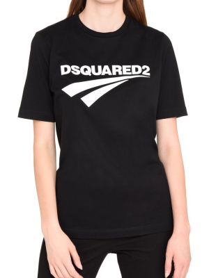 Dsquared2 Logo Print Crewneck T-shirt