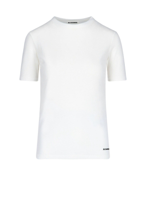 Jil Sander Logo Print T-shirt