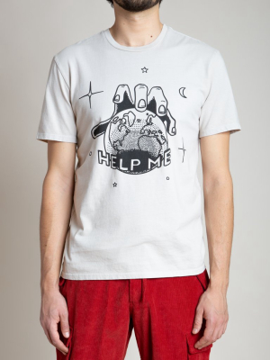 "help" Vintage Inspired Printed T-shirt - Peyote