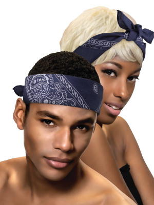 Annie International Premium Fabric Bandana - Blue