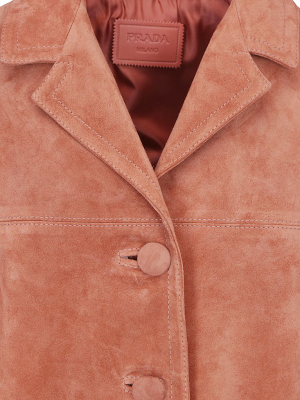 Prada Cropped Button-up Jacket