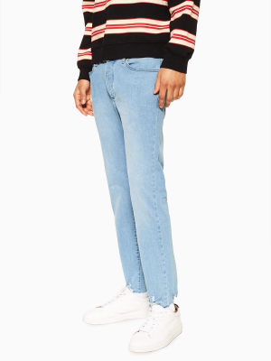 Misty Raw Hem Slim Jeans