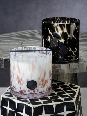 Apothecary Guild Opal Glass Three-wick Candle