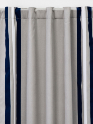 Printed Stripe Blackout Window Curtain Panel - Pillowfort™