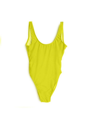 Yellow [blank Swimsuit]