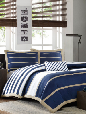 Cody Bold Stripe Comforter Set