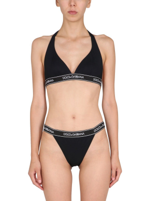 Dolce & Gabbana Logo Band Two-piece Bikini