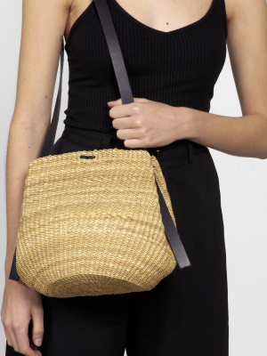 Straw Crossbody Bag