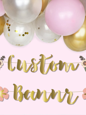 Make Your Own Banner And Flower Charms Bundle
