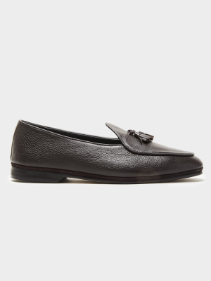 Ts X Rubinacci Marphy Loafer Deer Leather In Brown