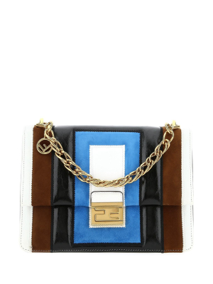 Fendi Kan U Colour Block Shoulder Bag