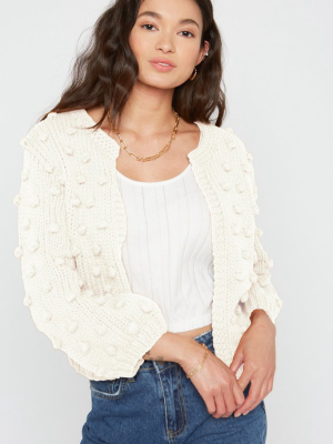 Rose Cardigan - Creme