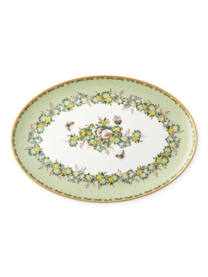 Famille Rose Oval Platter