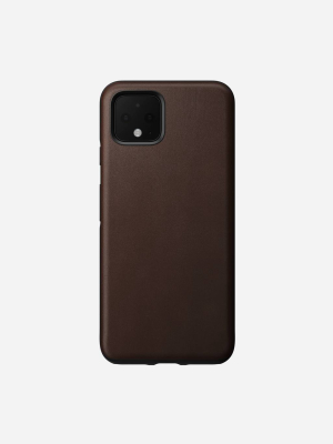 Modern Leather Case | Pixel 4 | Rustic Brown