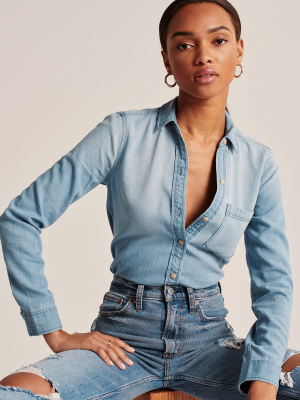 Boyfriend Chambray Shirt