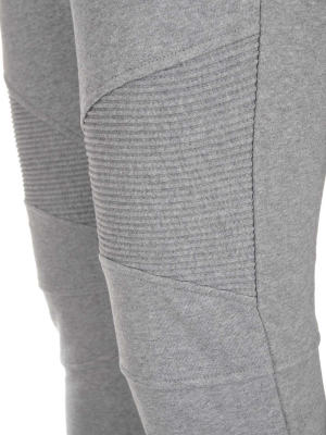 Balmain Flocked Logo Sweatpants